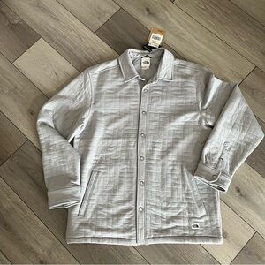 THE NORTH FACE Longs Peak Quilted Shacket Meld Grey White Heather L
